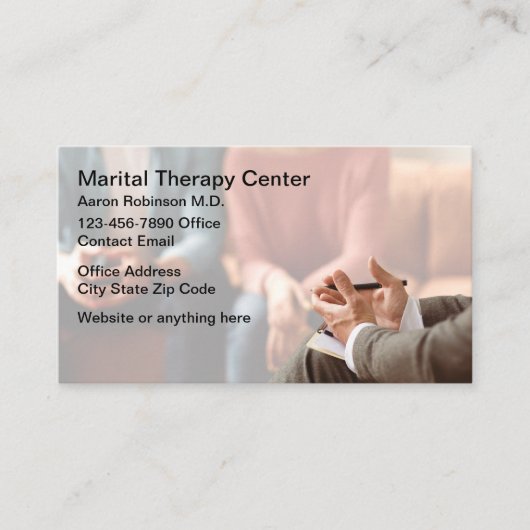 Martial Therapy Counseling Business Cards 名刺 (正面)