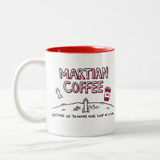 Martian Coffee – マグカップ – 私たちを火星に…