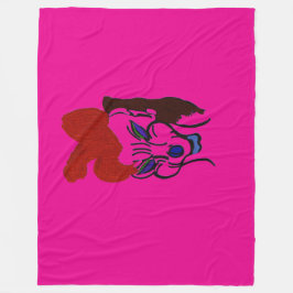 Martian Hound フリースブランケット