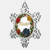 Martín Baby’s First Christmas Snowflake Ornament スノーフレークピューターオーナメント (右)