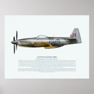 Martin - Baker MB5 ポスター