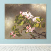 MARTIN J. HEADE – ハミングバードとリンゴの花 –  キャンバスプリント (インサイチュ (ウッドフロア))