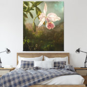 MARTIN JOHNSON HEADE – オーキッドの花 – 1873 - キャンバスプリント (インサイチュ (寝室))