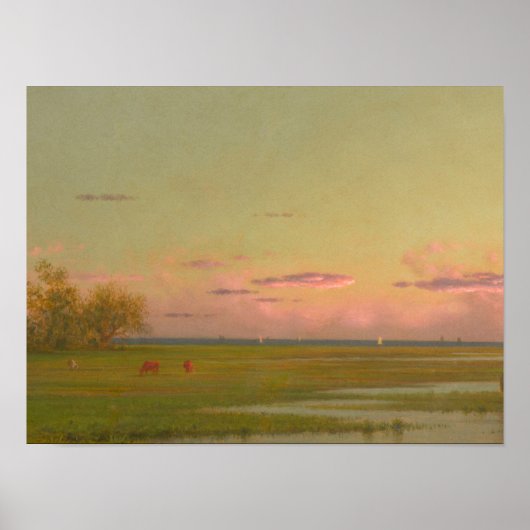 Martin Johnson Heade – ソルトマーシュアットサウスポート, Co ポスター (正面)