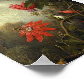 Martin Johnson Heade – ハミングバードと情熱 ポスター (角)
