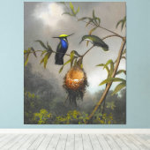 MARTIN JOHNSON HEADE – ブラック・ブレストPlovercrest キャンバスプリント (インサイチュ (ウッドフロア))