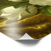 Martin Johnson Heade – マグノリアスオン金ゴールドVelvet フォトプリント (角)