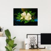 Martin Johnson Heade – マグノリアスオン金ゴールドVelvet ポスター (ホームオフィス)