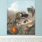 MARTIN JOHNSON HEADE - Ruby-Topaz - c.1863-1864 - キャンバスプリント (インサイチュ (ウッドフロア))