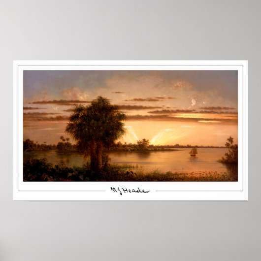 Martin Johnson Heade Zedign アートポスター #253 ポスター (正面)