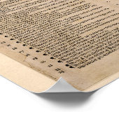 Martin Luther 95論文(ラテンオリジナル) ポスター (角)