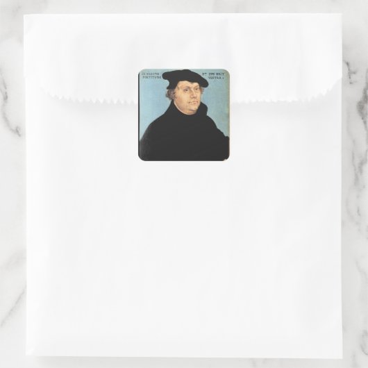Martin Luther, c.1532 スクエアシール (バッグ)
