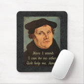 Martin Luther Here I Stand Quotation マウスパッド (マウス)