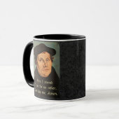 Martin Luther Here I Stand Quotation マグカップ (正面左)
