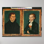 Martin Luther, Katharina von Bora, c.1526 ポスター (正面)