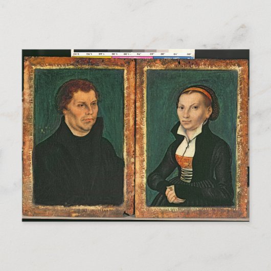 Martin Luther, Katharina von Bora, c.1526 ポストカード (正面)
