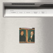 Martin Luther, Katharina von Bora, c.1526 マグネット (インサイチュ (食洗機))