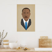 Martin Luther King Jr., Black History Makers Icon ポスター (キッチン)