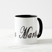 Martin, Name, Logo,_ Black Combo Coffee Mug. マグカップ (正面右)