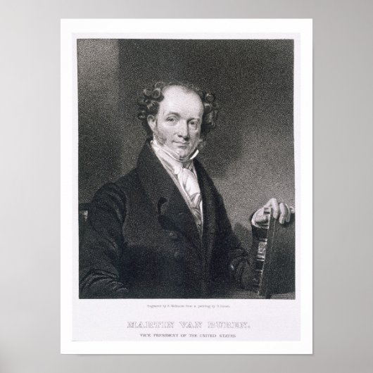 Martin Van Buren、E. Wellmoreによる彫刻（彫刻） ポスター (正面)