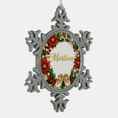 Martina Baby’s First Christmas Keepsake Ornament スノーフレークピューターオーナメント (左)
