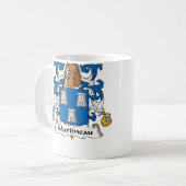 Martineauの家紋 コーヒーマグカップ (正面左)