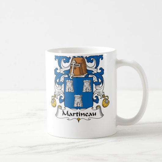 Martineauの家紋 コーヒーマグカップ (右)