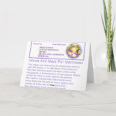 Martineau (カード)ごとの金星そして火星 カード (裏面)