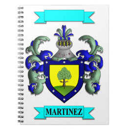 Martinez家の紋章入りスパイラルノート ノートブック