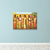 Martinez – 市場へ向かう途中 キャンバスプリント (インサイチュ (ウッドフロア))