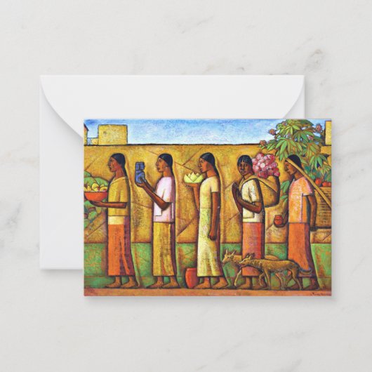 Martinez – 市場へ向かう途中 ノートカード (正面)