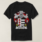 Martinez Coat of Arms  Family Crest  Tシャツ (デザイン正面)