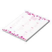 Martiniあなたの財布の中に何がブライダルゲームメモ帳 ノートパッド (回転)