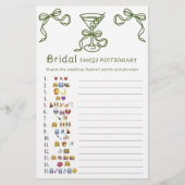 Martiniブライダルシャワー絵文字 (正面)