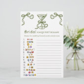 Martiniブライダルシャワー絵文字 (スタンド正面)