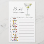 Martiniブライダルシャワー絵文字 (正面)