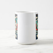 Martini宇宙旅行ポスターSci-Fiフィルム宇宙 コーヒーマグカップ (中央)