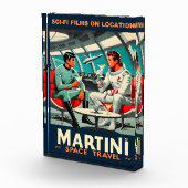 Martini宇宙旅行ポスターSci-Fiフィルム宇宙 フォトブロック (右)