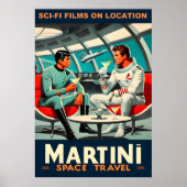 Martini宇宙旅行ポスターSci-Fiフィルム宇宙 ポスター (正面)