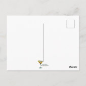 Martini宇宙旅行ポスターSci-Fiフィルム宇宙 ポストカード (裏面)