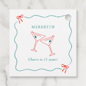 Martini応援から21歳の誕生日パーティー フェイバータグ (裏面)