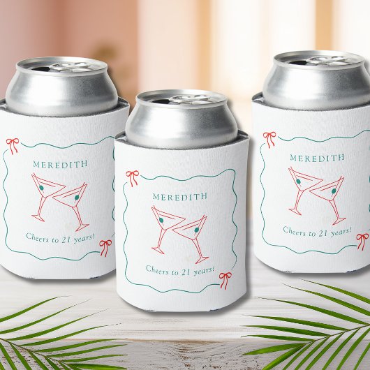 Martini応援から21歳の誕生日パーティー 缶クーラー