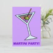 MARTINI - カクテルパーティーの招待状 招待状 (スタンド正面)