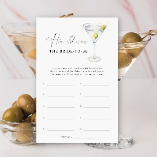 Martini – 新婦は何歳の頃にゲームをしていた