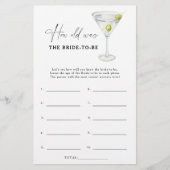 Martini – 新婦は何歳の頃にゲームをしていた (正面)