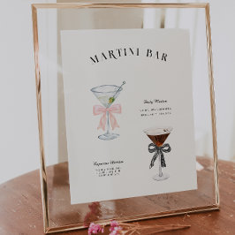 Martini Bar | 誕生日のシグネチャードリンク ポスター