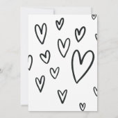 Martini Bikini Doodles Beach Bachelorette’s Party 招待状 (裏面)