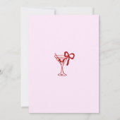 Martini Cocktail A Tini Bit Older 30th Birthday 招待状 (裏面)