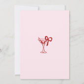 Martini Cocktail A Tini Bit Older 30th Birthday 招待状 (裏面)