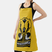 Martini Cocktail Art Deco エプロン (インサイチュ)